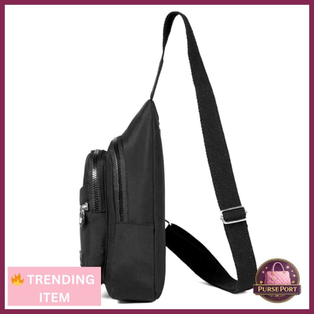 Small Crossbody Sling Backpack, Adjustable Strap,… - image 4